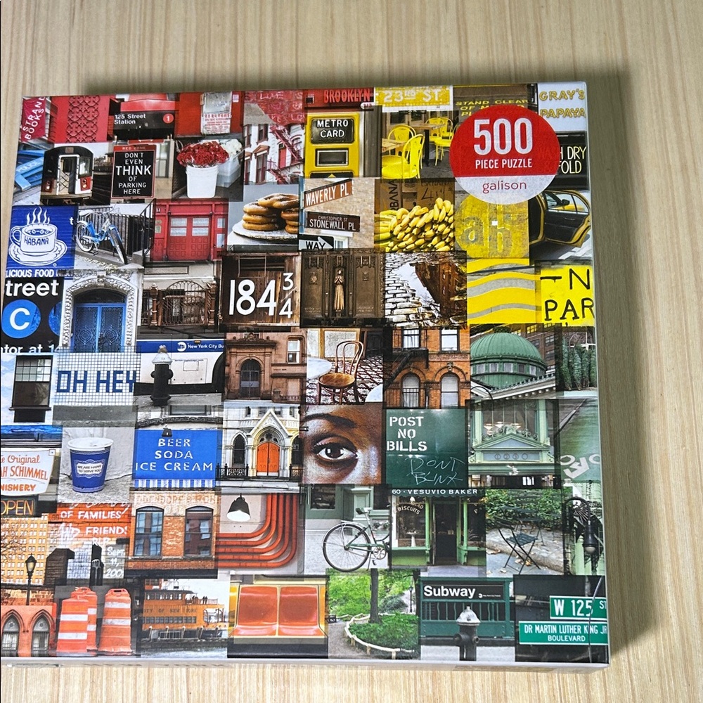 Galison 500-Piece Multicolor Puzzle